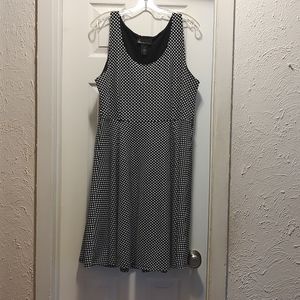 Lane Bryant White polka dot size 14 Dress